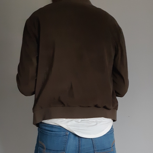 Suede green zip up - Picture 5 of 8